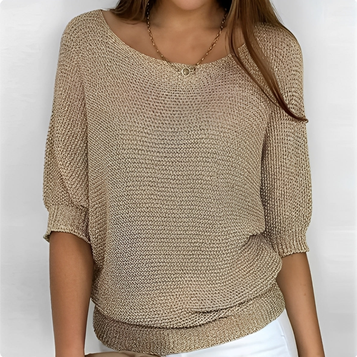 Victoria - Jersey cálido con cuello suave
