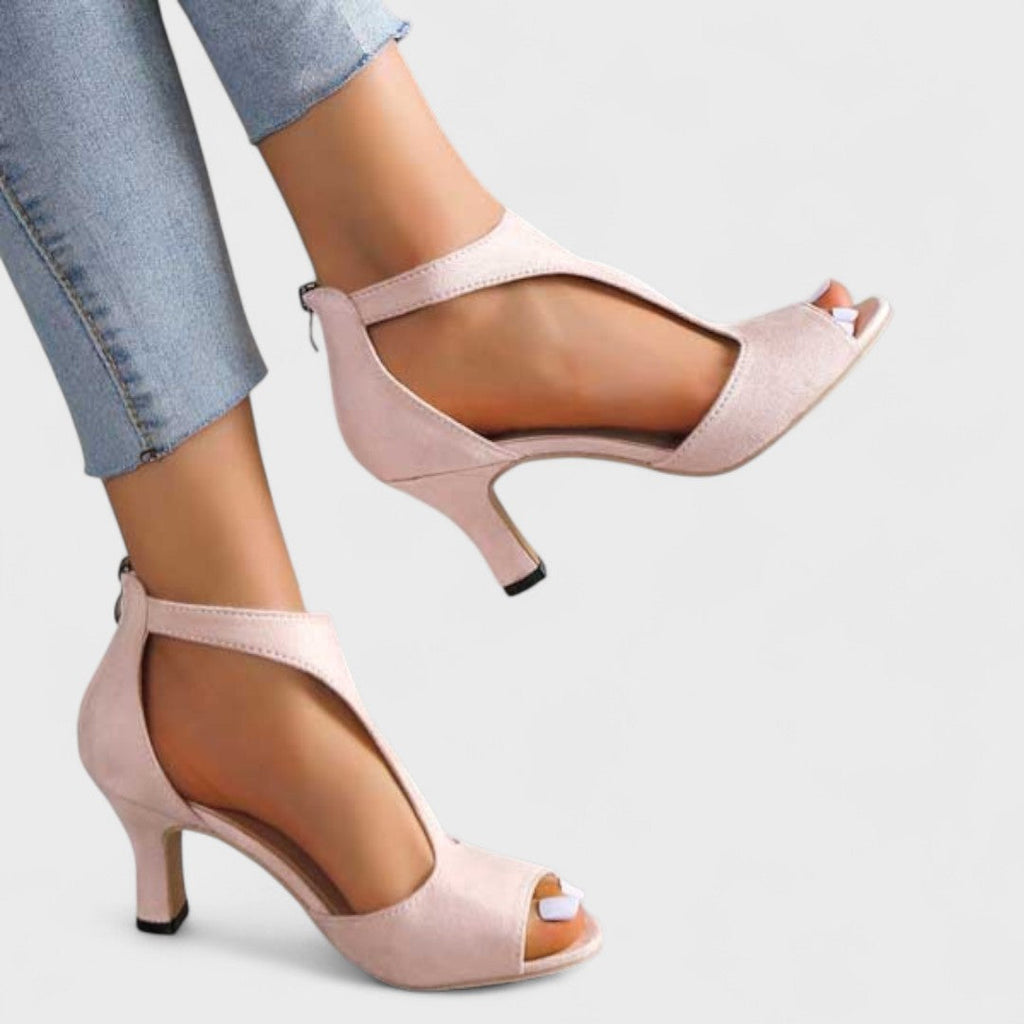 Sandalias ortopédicas con tacón
