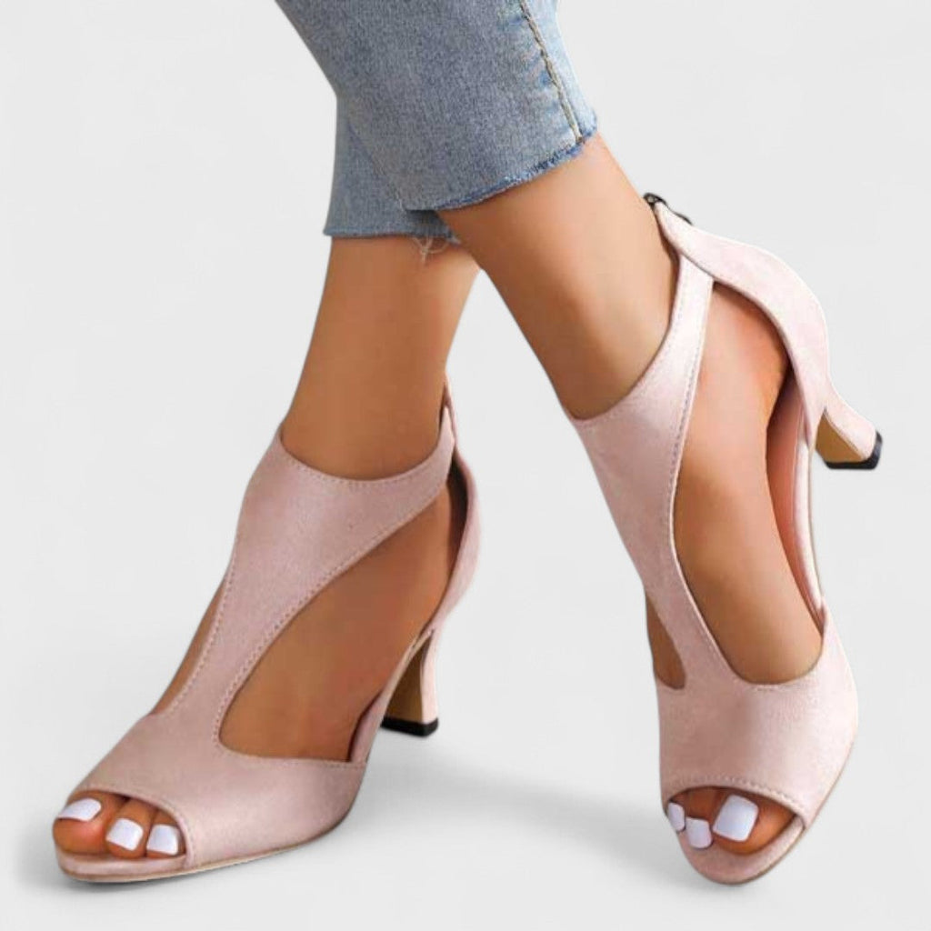Sandalias ortopédicas con tacón
