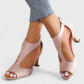 Sandalias ortopédicas con tacón