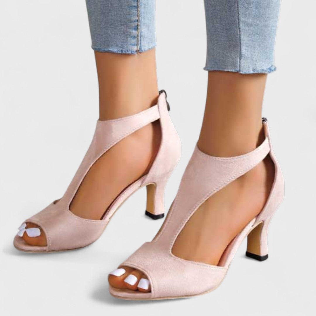Sandalias ortopédicas con tacón
