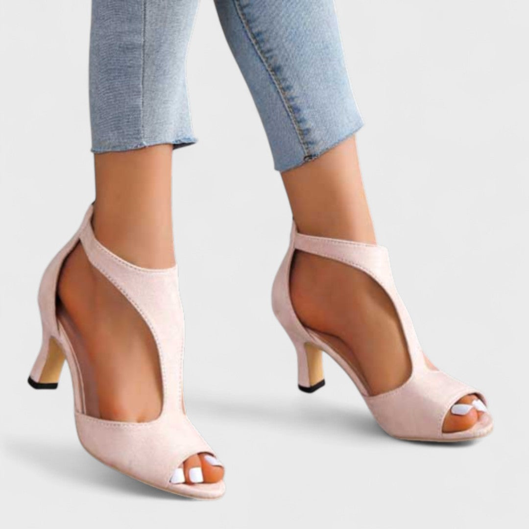 Sandalias ortopédicas con tacón