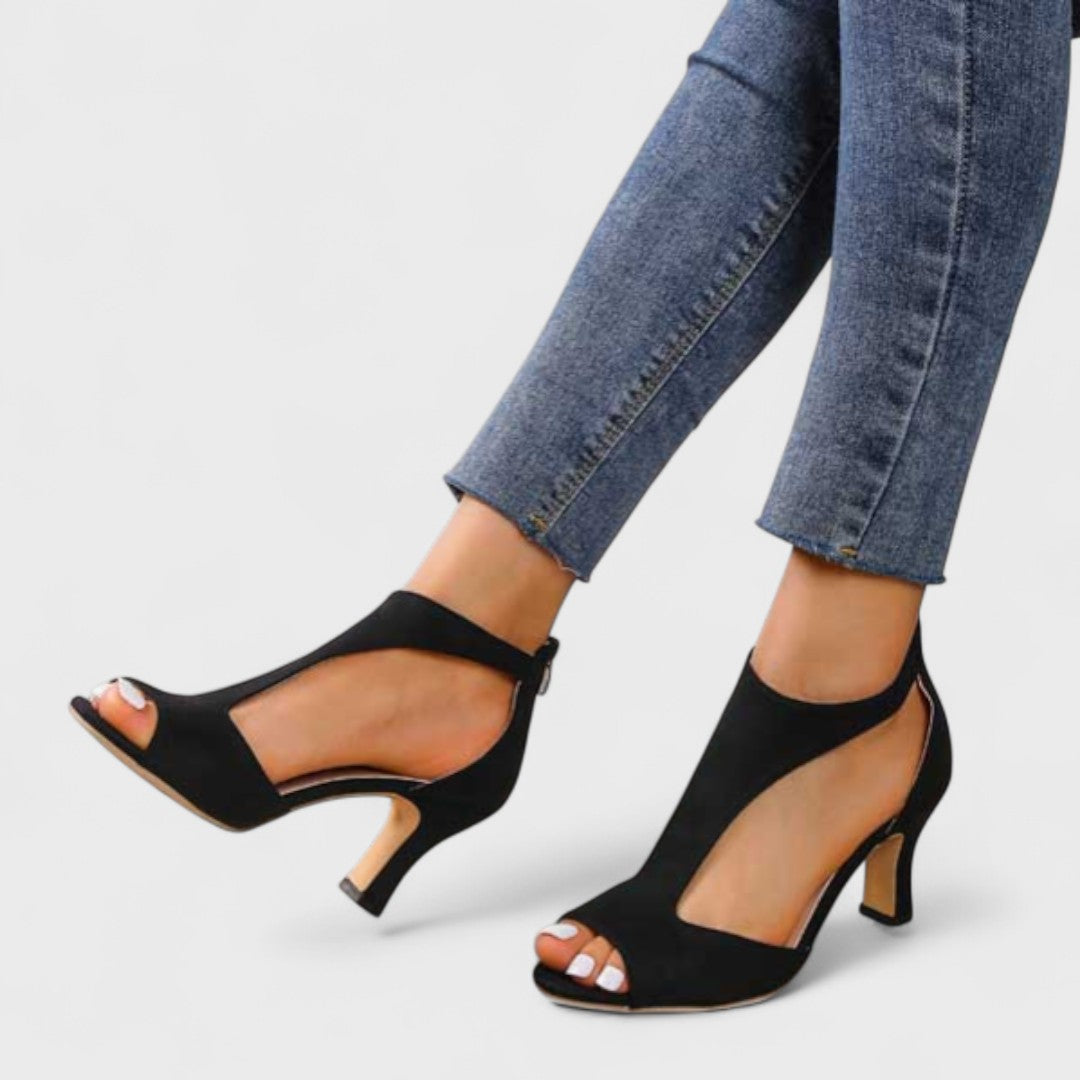 Sandalias ortopédicas con tacón