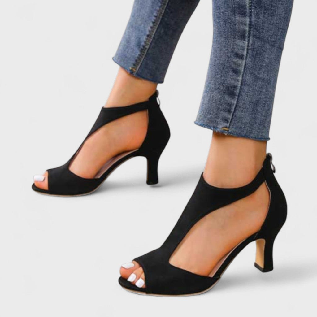 Sandalias ortopédicas con tacón