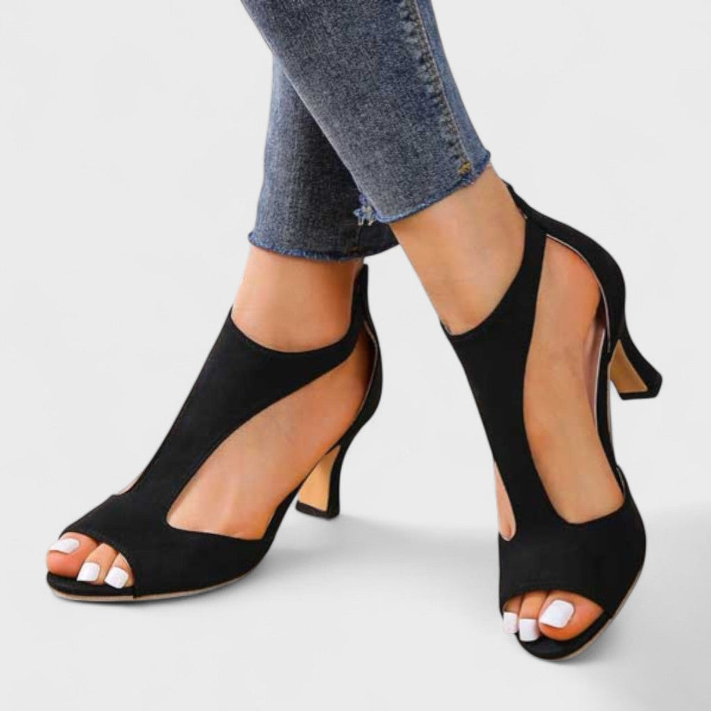 Sandalias ortopédicas con tacón