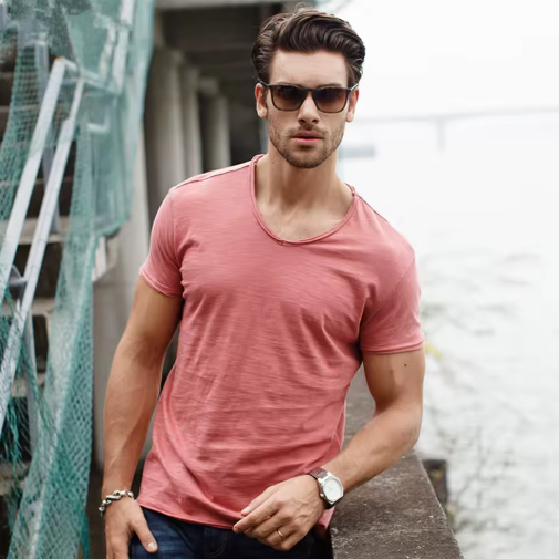 Lucas - Camiseta Algodón Natural
