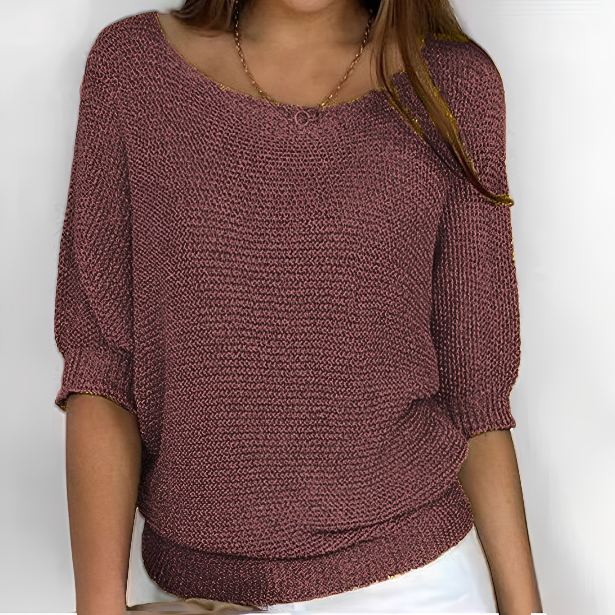 Victoria - Jersey cálido con cuello suave