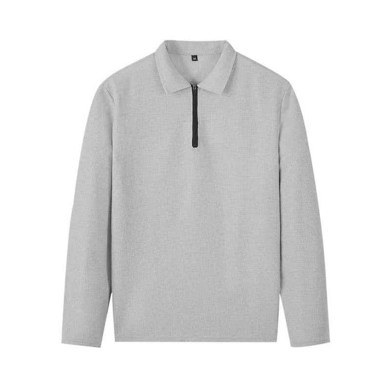 Conjunto para hombre: sudadera de punto gofrado y pantalón recto