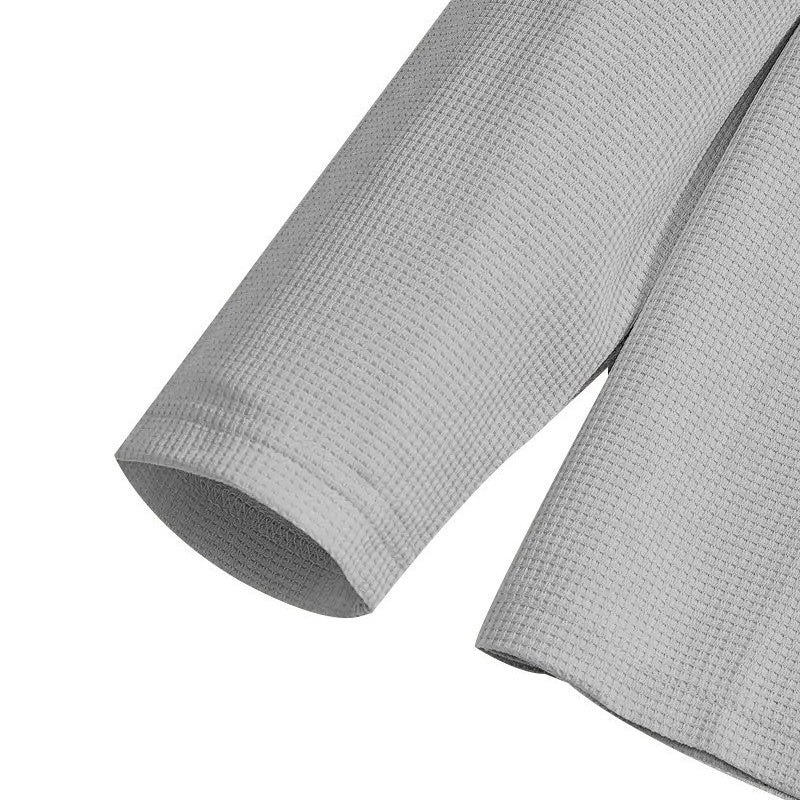 Conjunto para hombre: sudadera de punto gofrado y pantalón recto